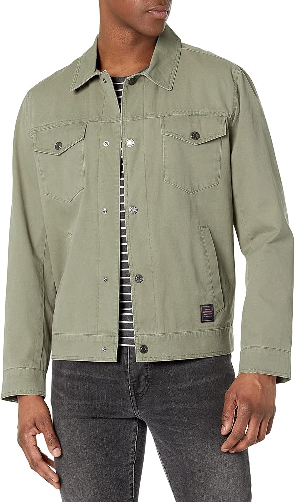 Lucky Brand Men's Cotton Trucker Jacket