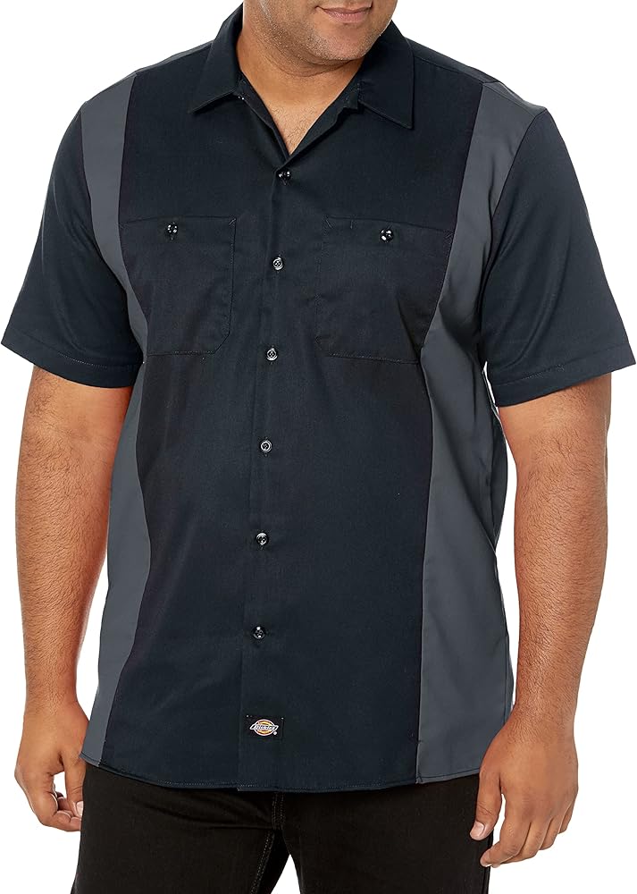 Dickies Men's Short-Sleeve Two-Tone Work Shirt