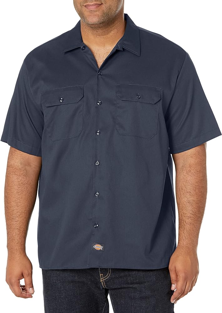 Dickies Men's Short-Sleeve Flex Twill Work Shirt