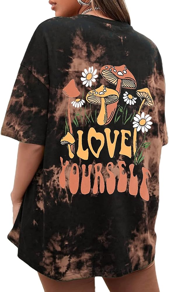 Women's Trendy Oversized T Shirt Graphic Tee Crewneck Short Sleeve Loose Cute Going Out Summer Tops