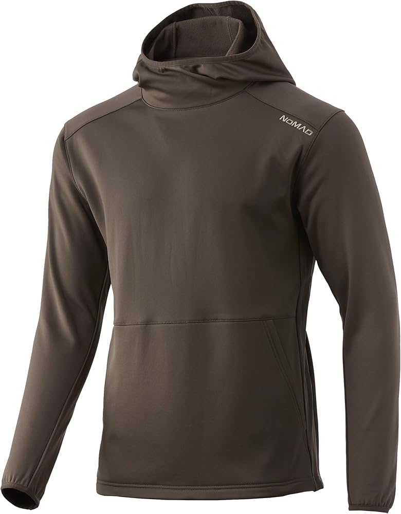 Nomad Men's Longneck Hoodie | Mid-Weight Water Resistant Hunting Fleece