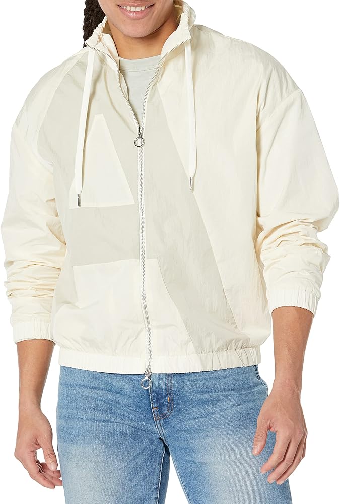 Armani Exchange Men's Big a Nylon Jacket