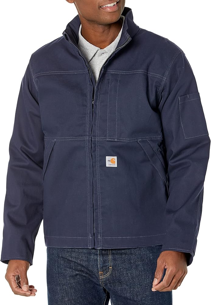 Carhartt Men's Flame Resistant Full Swing Relaxed Fit Quick Duck Lined Jacket