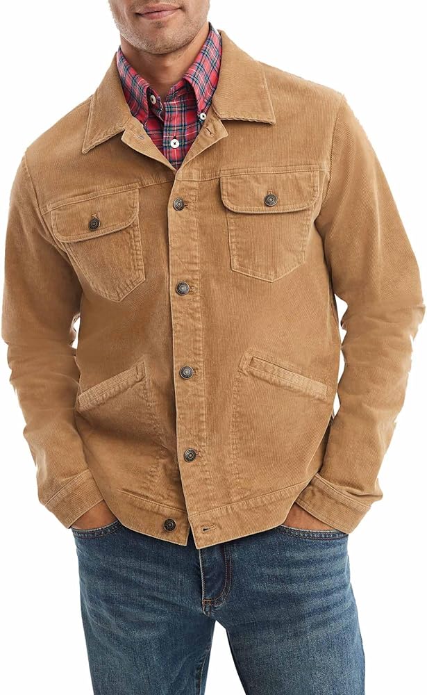 Brooks Brothers Men's Corduroy Trucker Jacket