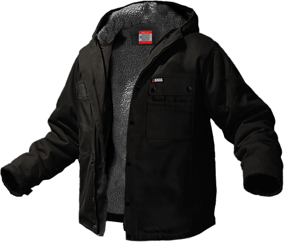 Knox Heavy Duty FR Sherpa Jacket Men | Platinum FR Insulation | 100% Comfort & Warmth | Men's Sherpa Jacket - Fit to Size