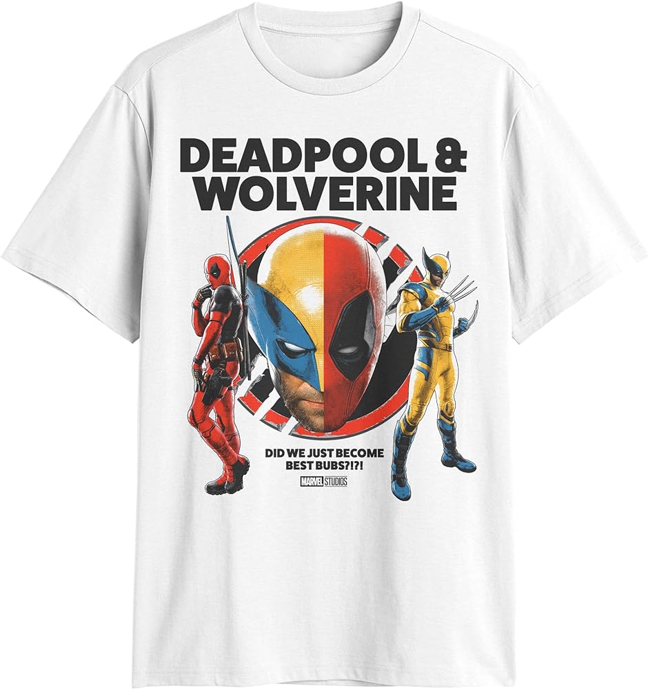 Marvel Deadpool 3 Wolverine Best Bubs Split Decison T-Shirt