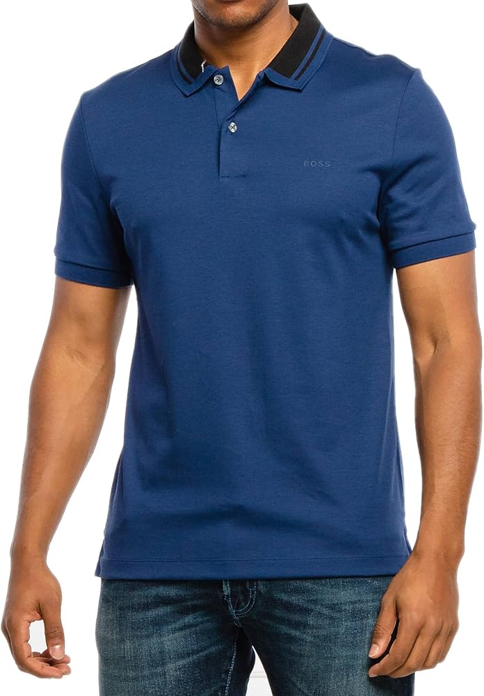 BOSS Hugo Mens Phillipson 95_99 Polo Shirt Cotton Pique Slim Fit