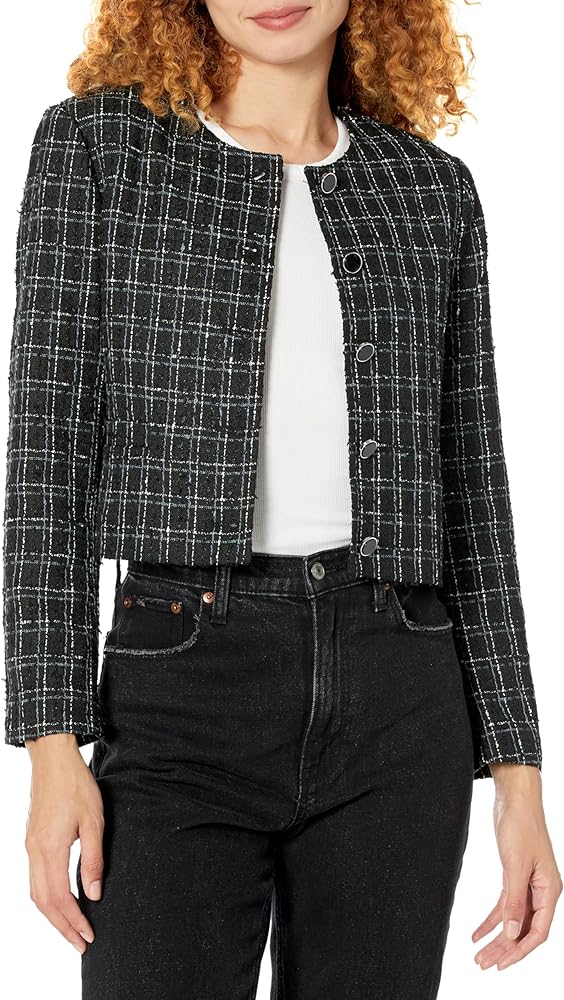 Club Monaco Women's Collarless Jacket