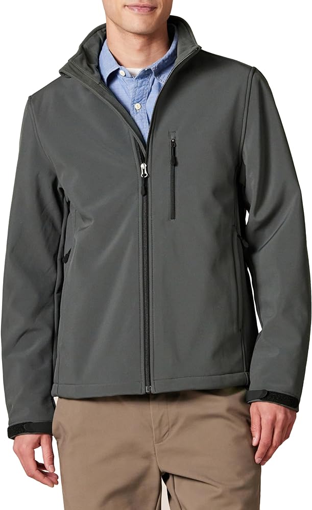 Amazon Essentials Men's Water-Resistant Softshell Jacket