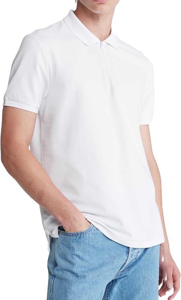 Calvin Klein Men's Tech Zip Polo