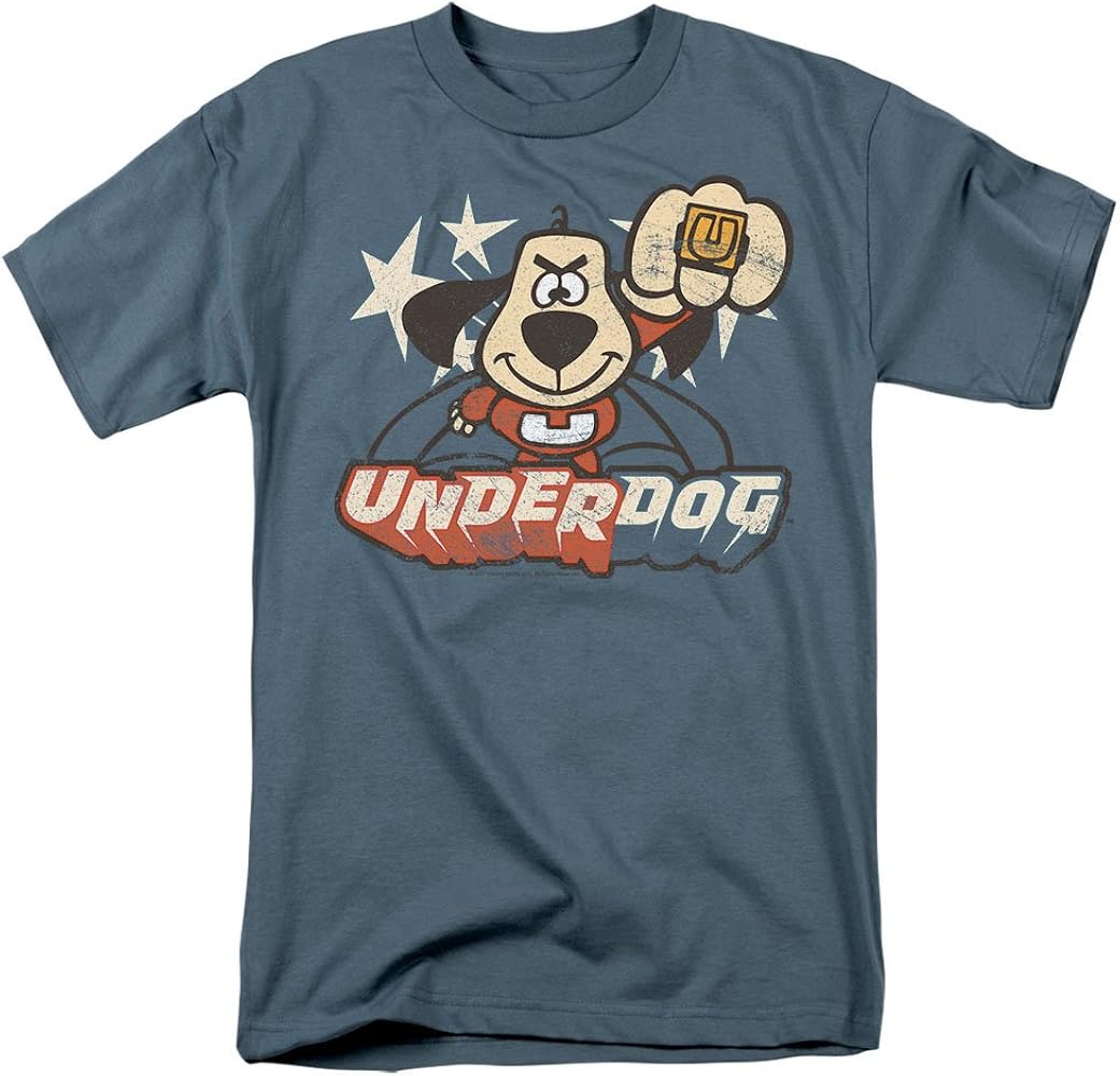 Popfunk Classic Underdog Flying Logo Retro Cartoon T Shirt & Stickers