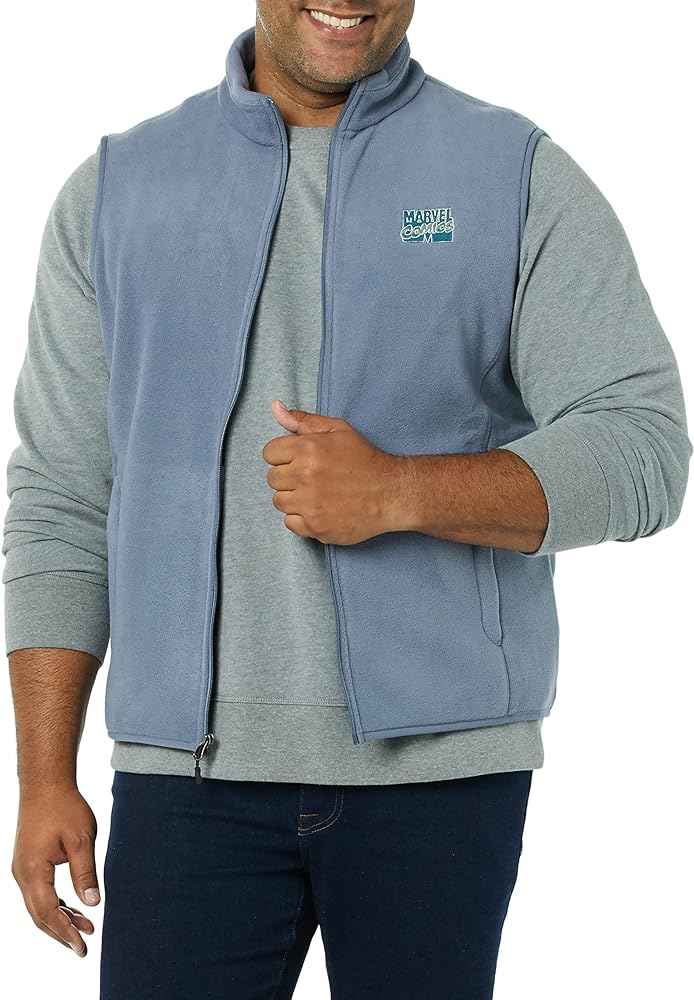 Amazon Essentials Disney | Marvel | Star Wars Men's Polar Fleece Vests