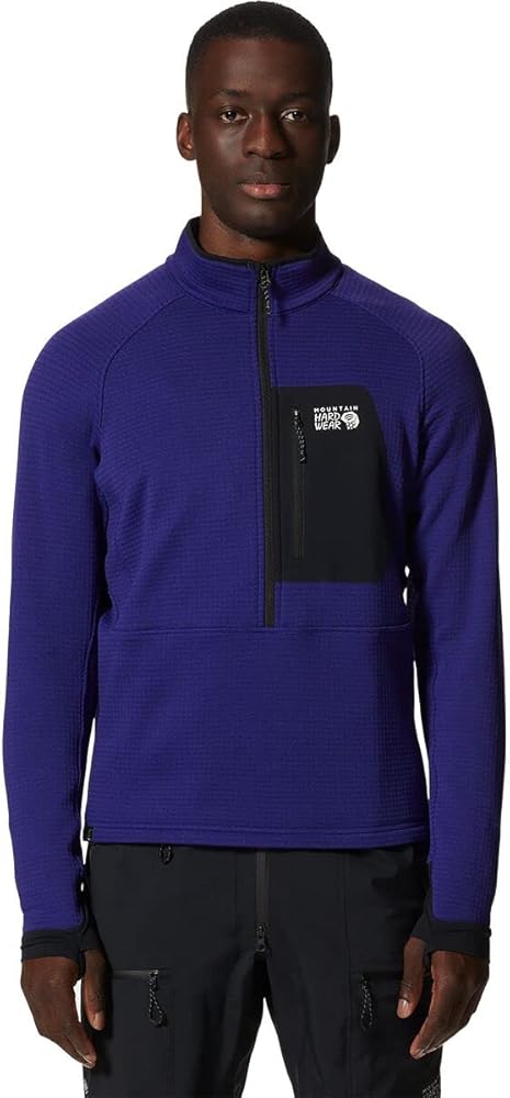 Mountain Hardwear Men's Polartec Power Grid Half Zip Jacket