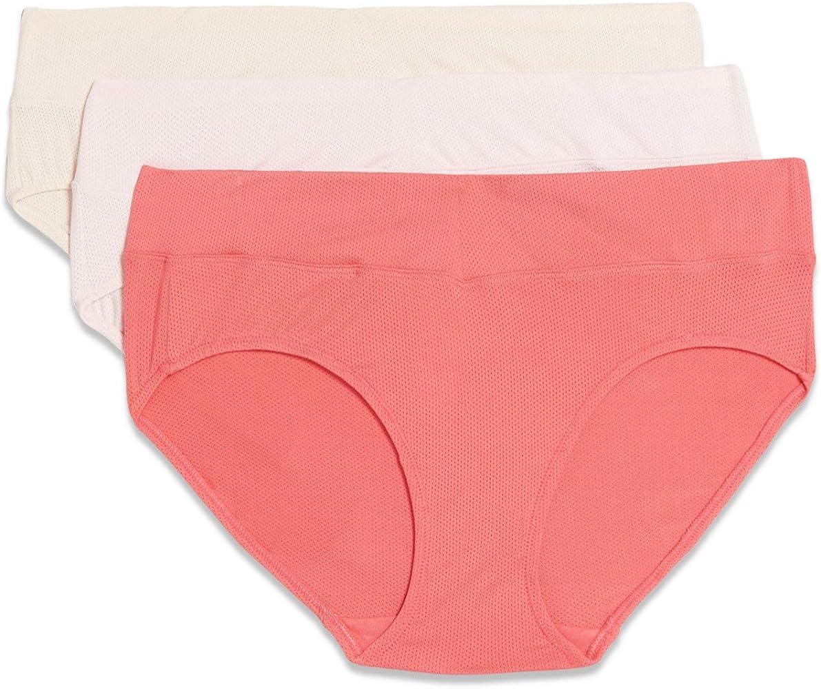 Warner's Women's Blissful Benefits Dig-free Comfort Waist Moisture-wicking Microfiber Brief Ru4963w