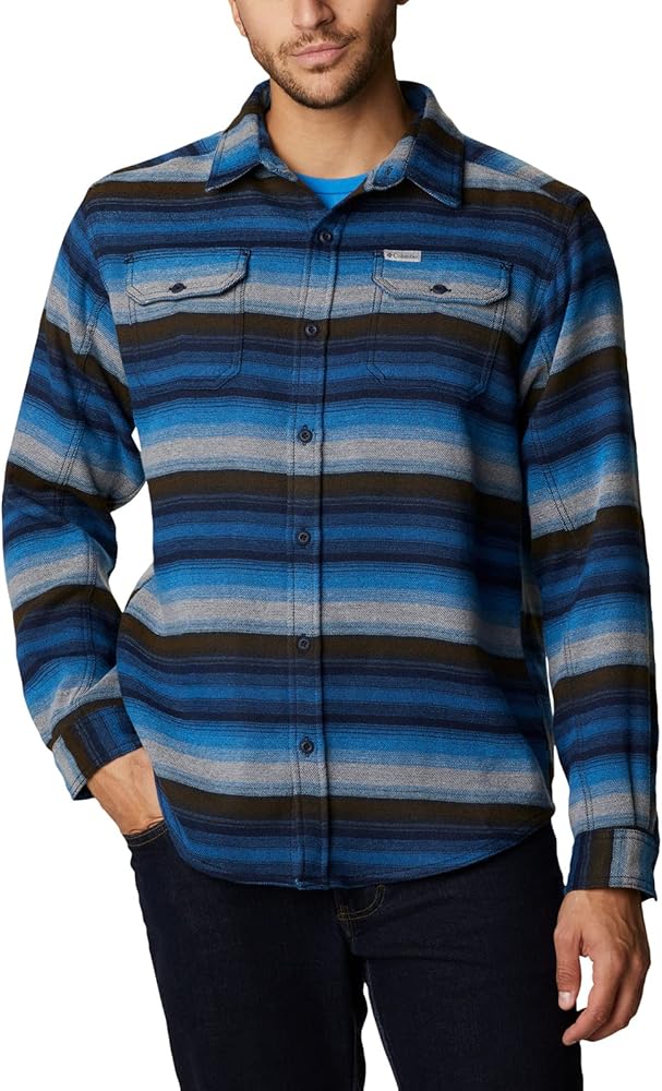 Columbia Men's Deschutes River Heavyweight Flannel, Insulated, Classic Fit