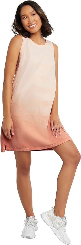 Hanes Womens Originals Tank Dress, 100% Cotton Dress For Women, Garment Dyed