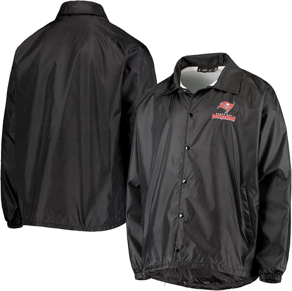 Men's NFL Coaches Classic Raglan Full-Snap Windbreaker Jacket