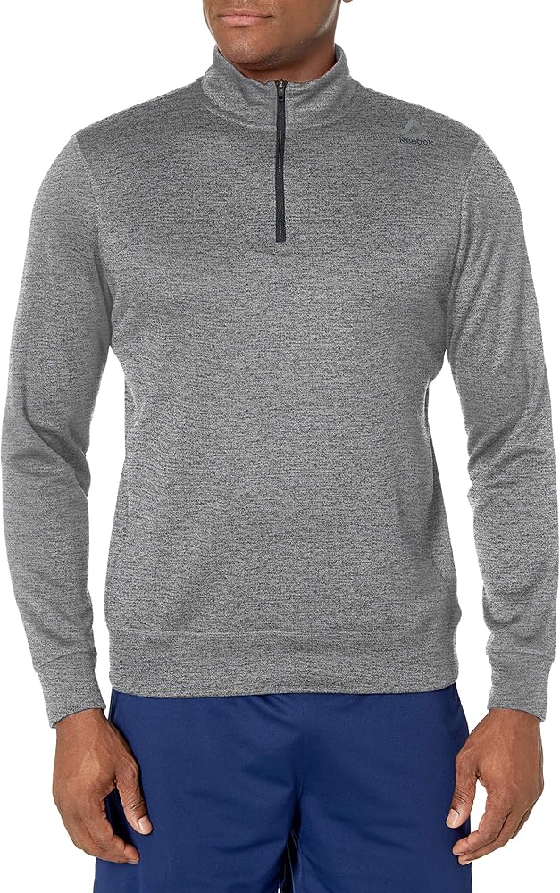 Reebok Men's Workout Ready Grid 1/4 Zip