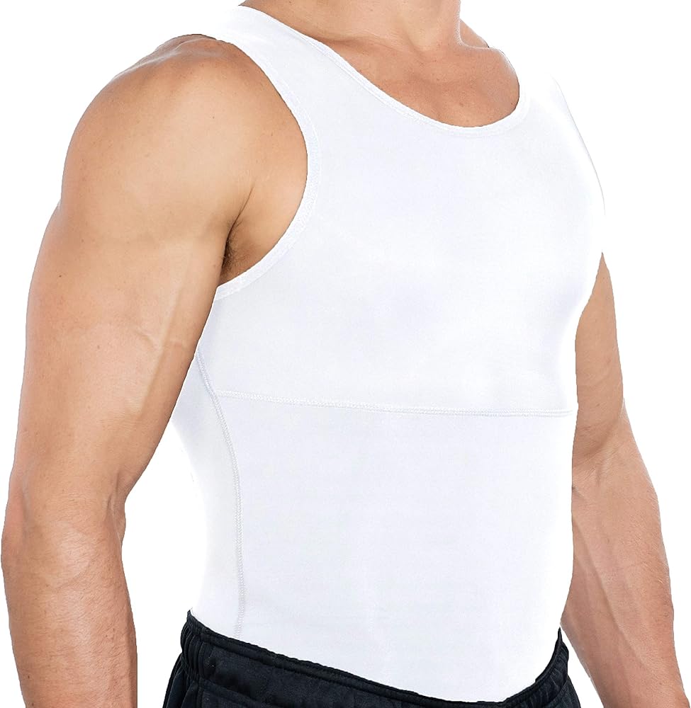 Esteem Apparel New Mens Compression Shirt Slimming Body Shapewear Undershirt