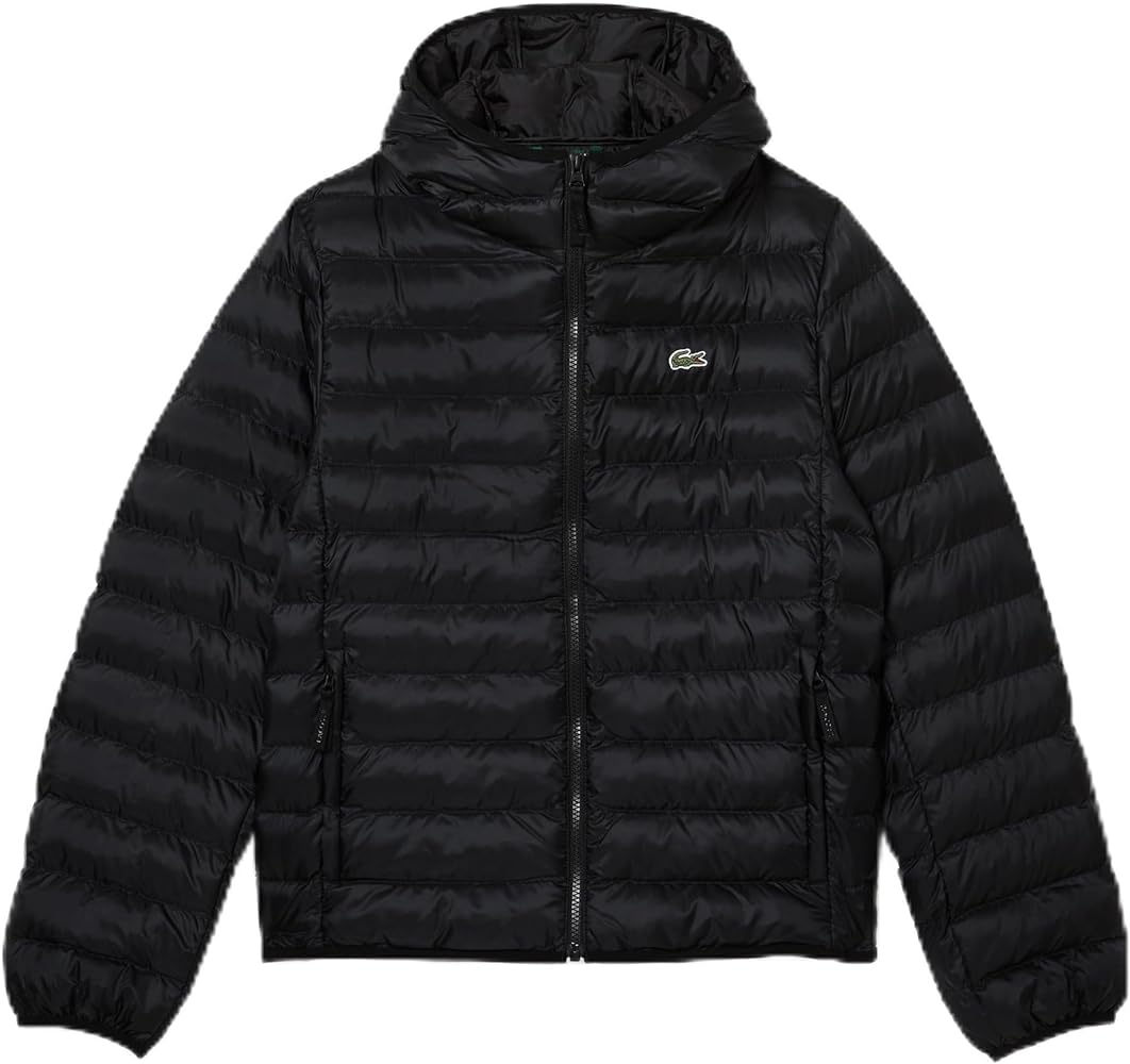 Lacoste Men's Quilted Hooded Short Jacket