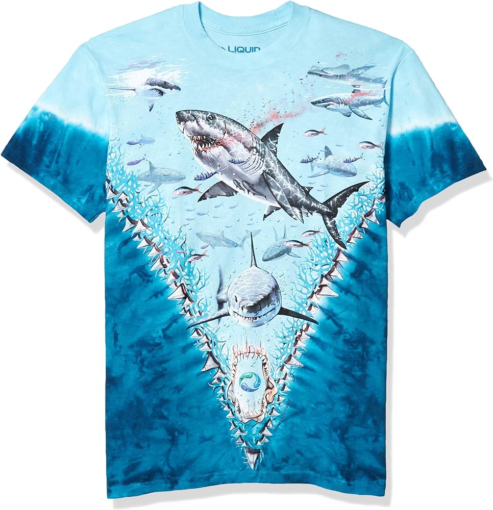 Liquid Blue Men's Great White Sharks T-Shirt