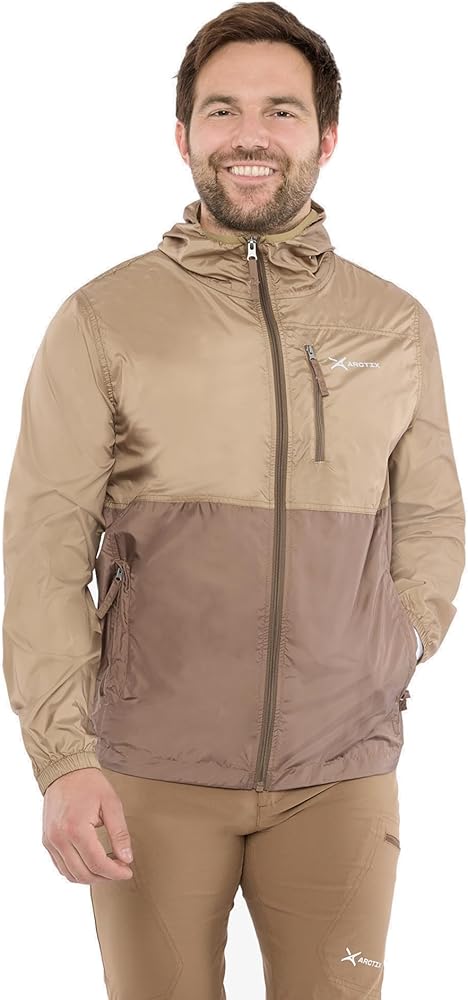 Arctix Men's Zephyr Windbreaker Jacket, Khaki