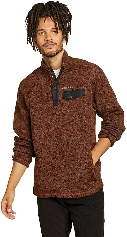 Eddie Bauer Men's Convector Snap Mock