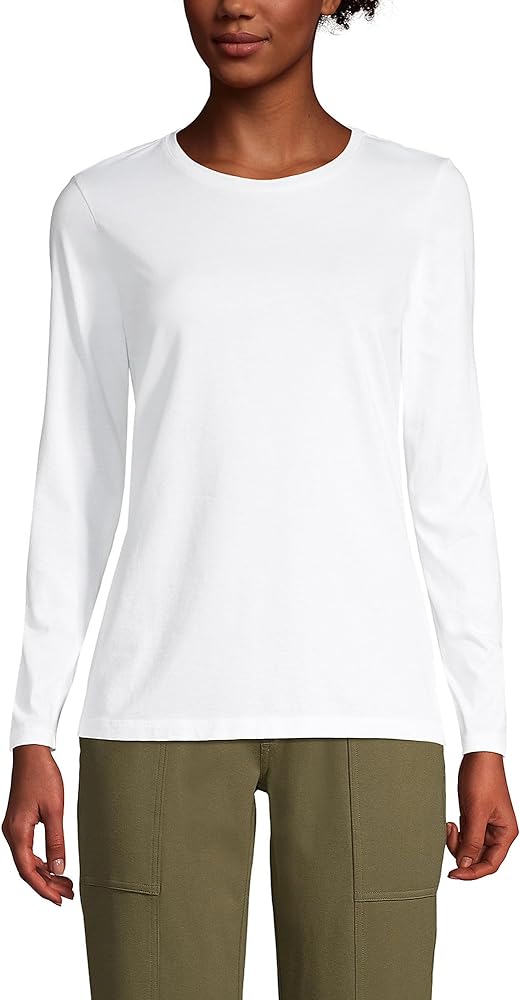 Lands' End Women's Relaxed Supima Cotton T-Shirt