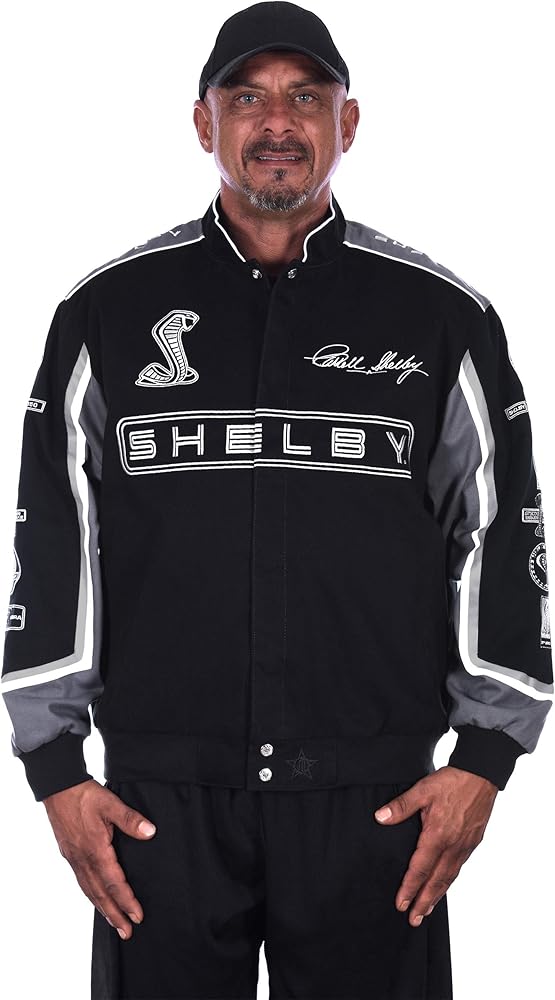 JH DESIGN GROUP Shelby Logo Embroidered Twill Jacket - Cotton Winter Jacket for Men