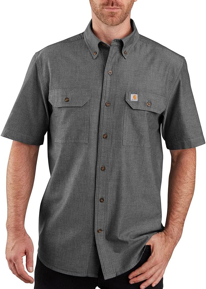 Carhartt Men's Loose Fit Midweight Chambray ShortSleeve Shirt