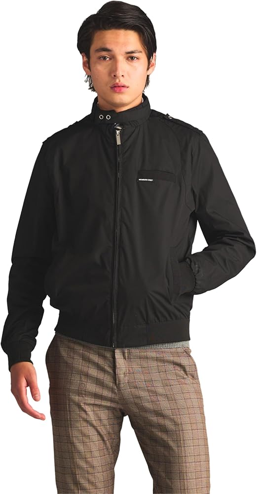 Members Only Original Iconic Racer Jacket for Men | Slim Fit |