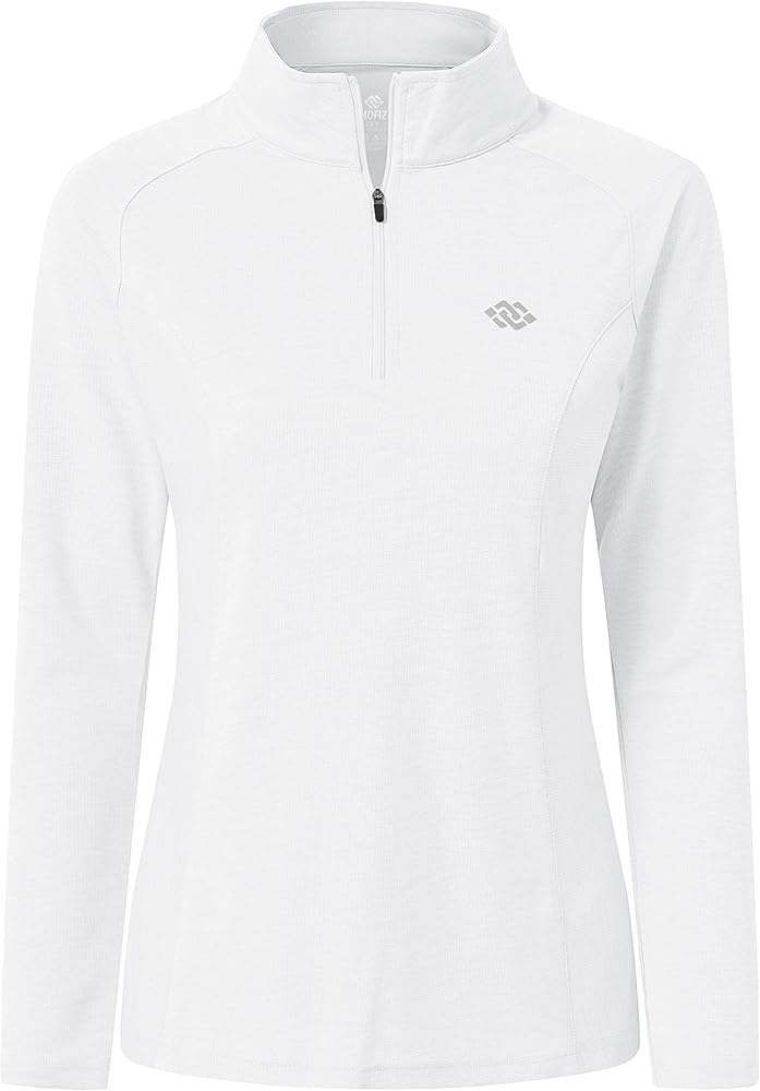 MoFiz Women's UPF 50+ Sun Protection Zip Up Long Sleeve Golf Tennis Hiking Shirt