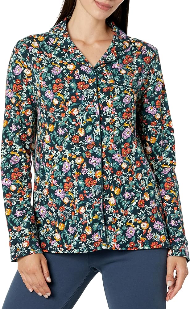 Vera Bradley Women's Long Sleeve Button-up Shirt (Extended Size Range)