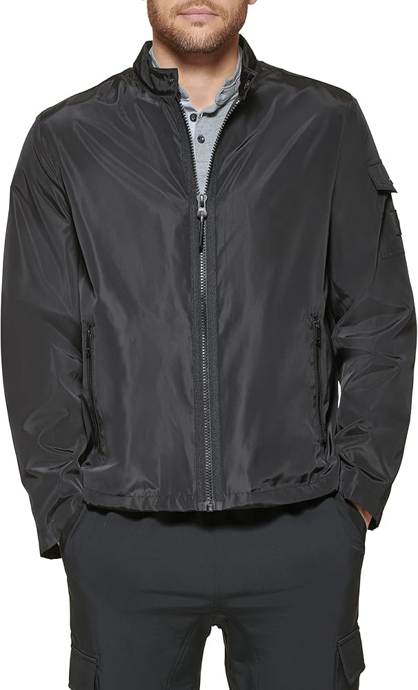 DKNY Men's Lightweight Fashion Bomber Jacket