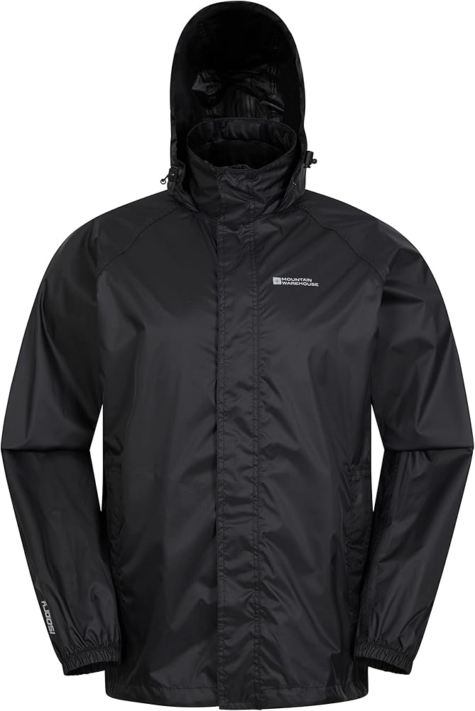 Mountain Warehouse Pakka Mens Waterproof Rain Jacket - Packable