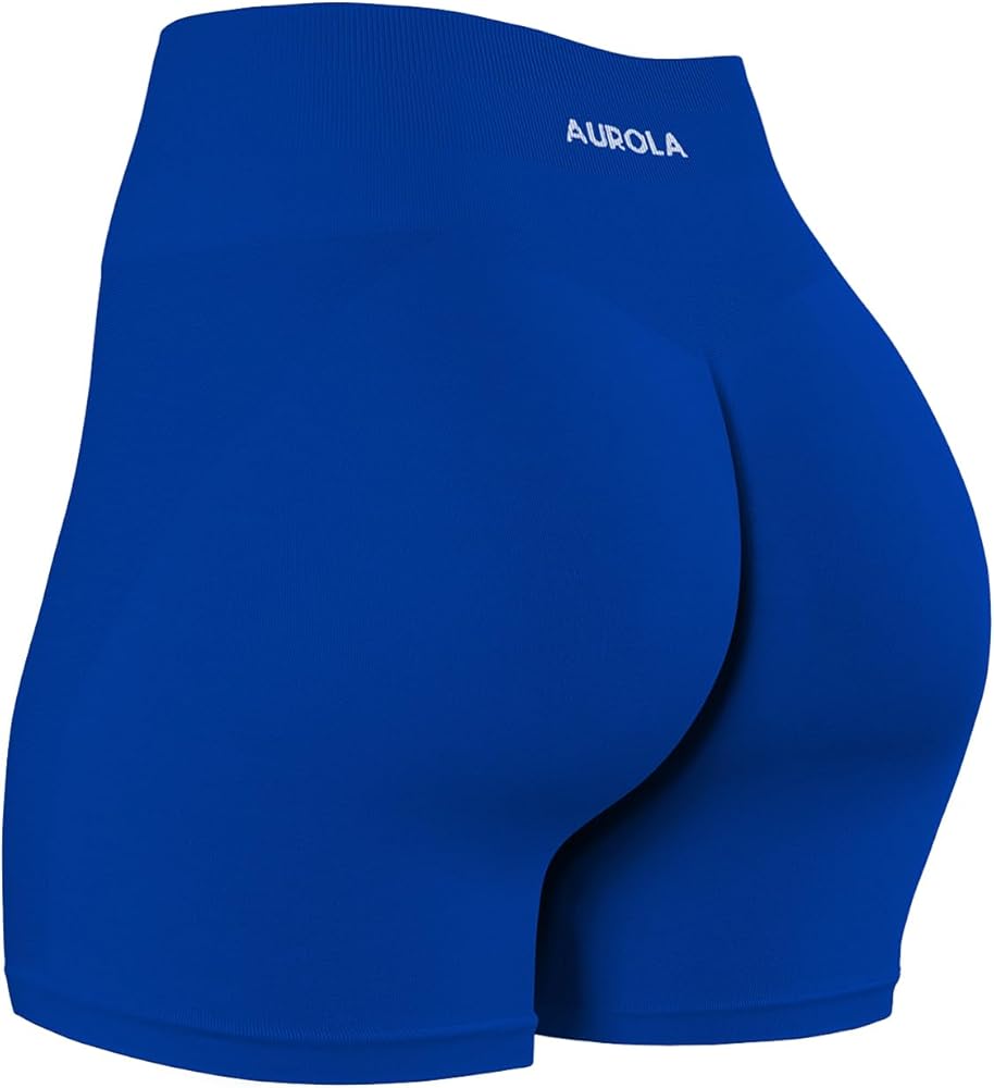 AUROLA Intensify Shorts Women's Athletic Seamless High Waisted Running Gym Fitness Yoga Workout Short