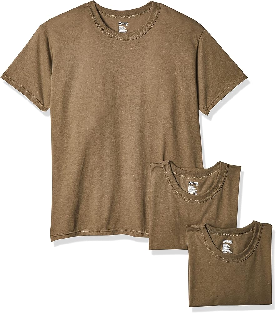 Soffe Men's 3 Pack - USA Poly/Cotton Military Tee