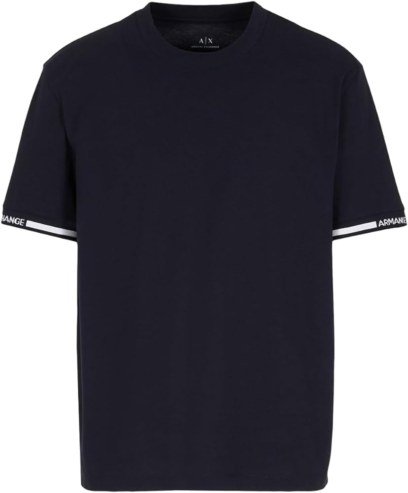 Armani Exchange Men's Logo Brand Short Sleeve T-Shirt