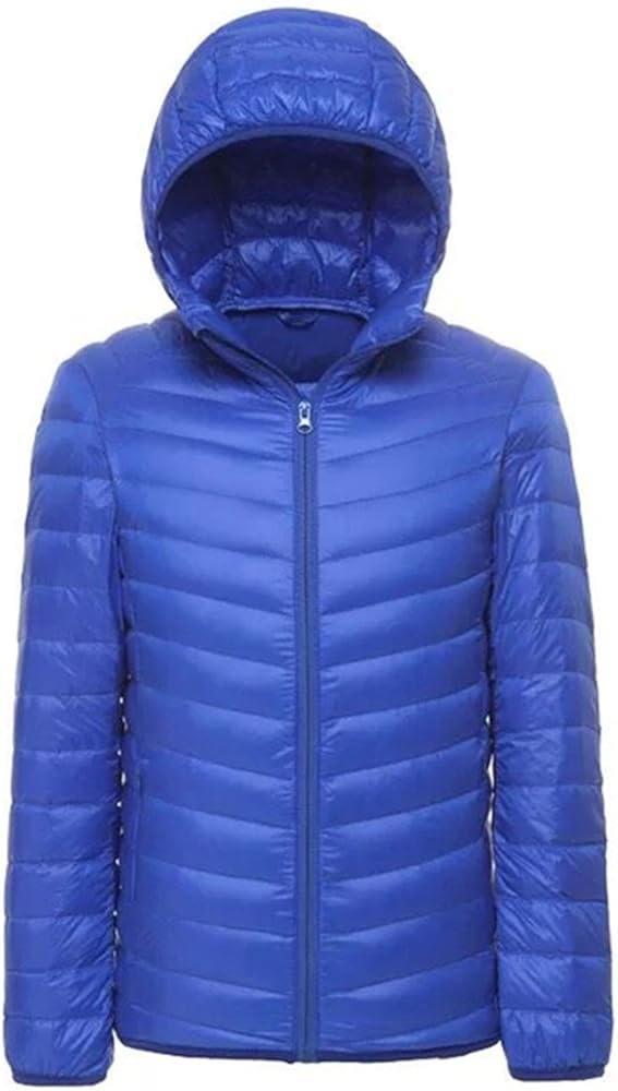 Men's Ultralight Packable Hooded Down Jacket Puffer Down Coats