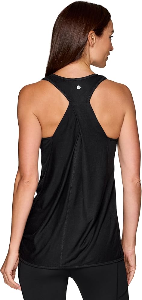 RBX Active Workout Tank Top for Women Racerback Flowy Yoga Top Fashion Detail