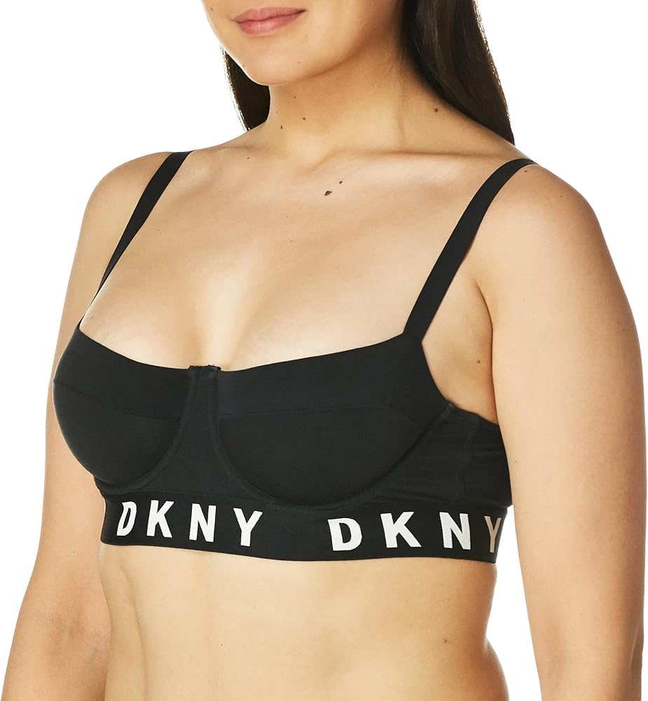 DKNY Women's Cozy Boyfriend Underwire Bra Top