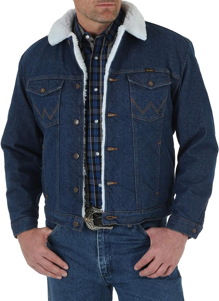 Wrangler Mens Denim Western Jacket