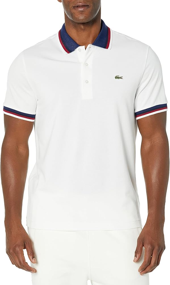 Lacoste Men's Regular Fit Stretch Piqué Polo Shirt