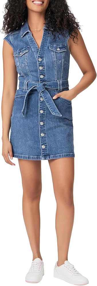 PAIGE Women's Jaxsyn Denim Dress Jolene Pkt