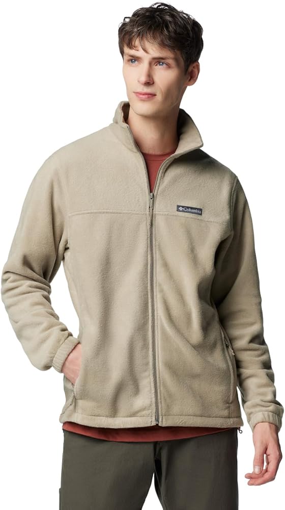 Columbia Men's Big and Tall Steens Mountain 2.0 Full Zip Fleece Jacket, Tusk, 6X