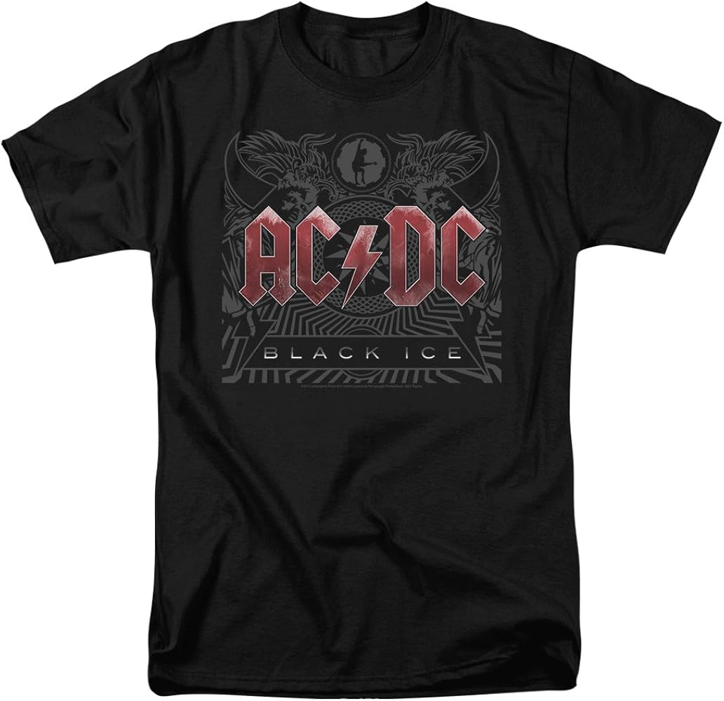 ACDC Black Ice Rock Album T Shirt & Stickers