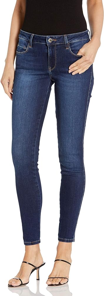 GUESS Women's Sexy Curve Mid-Rise Stretch Skinny Fit Jean