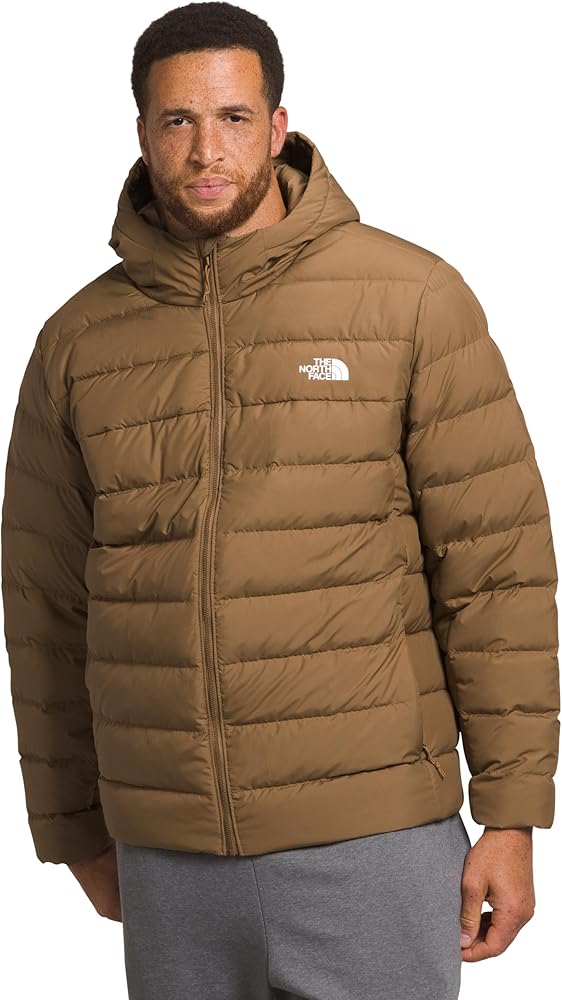 THE NORTH FACE Men's Aconcagua Insulated Hooded Jacket (Standard and Big Size), Utility Brown, 3X