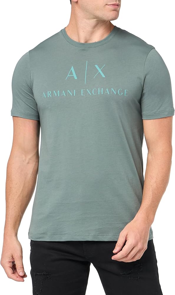 Armani Exchange Men's Slim Fit Cotton Jersey Classic Logo Tee