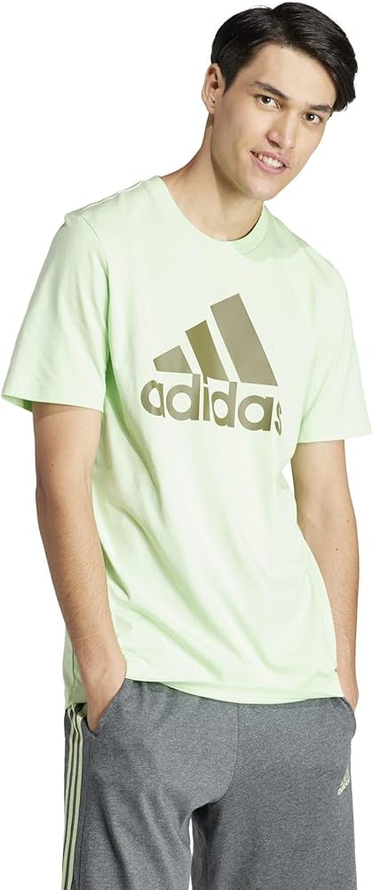 adidas mens Essentials Single Jersey 3-stripes T-shirt